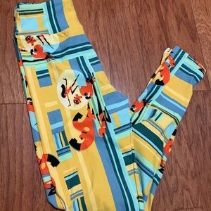 Lularoe Tween Disney leggings never worn